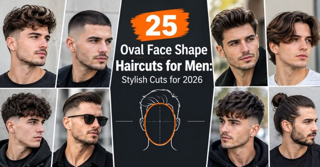 Oval Face Shape Haircuts for Men