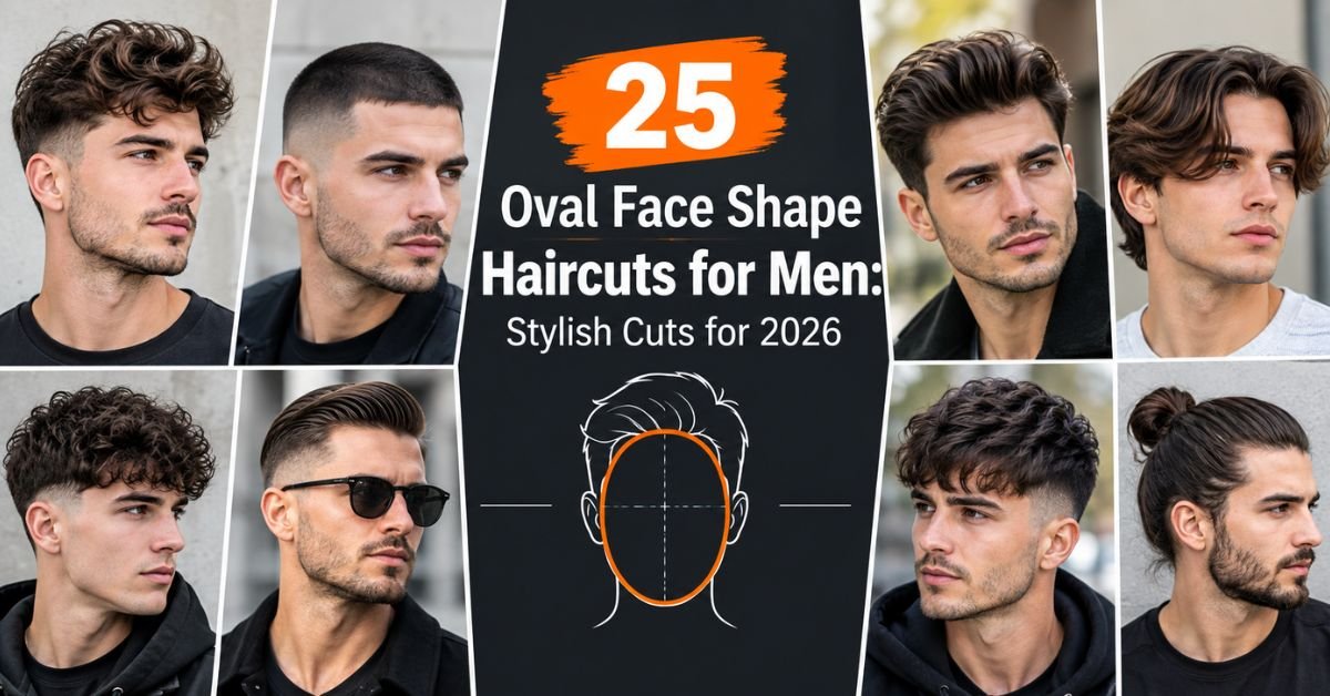 Oval Face Shape Haircuts for Men