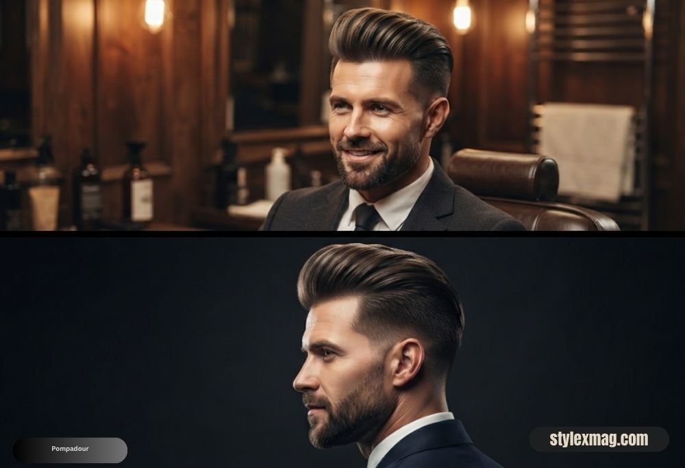 Heart Face Shape Hairstyles for Men 30 Best Styles for 2026 13 Pompadour