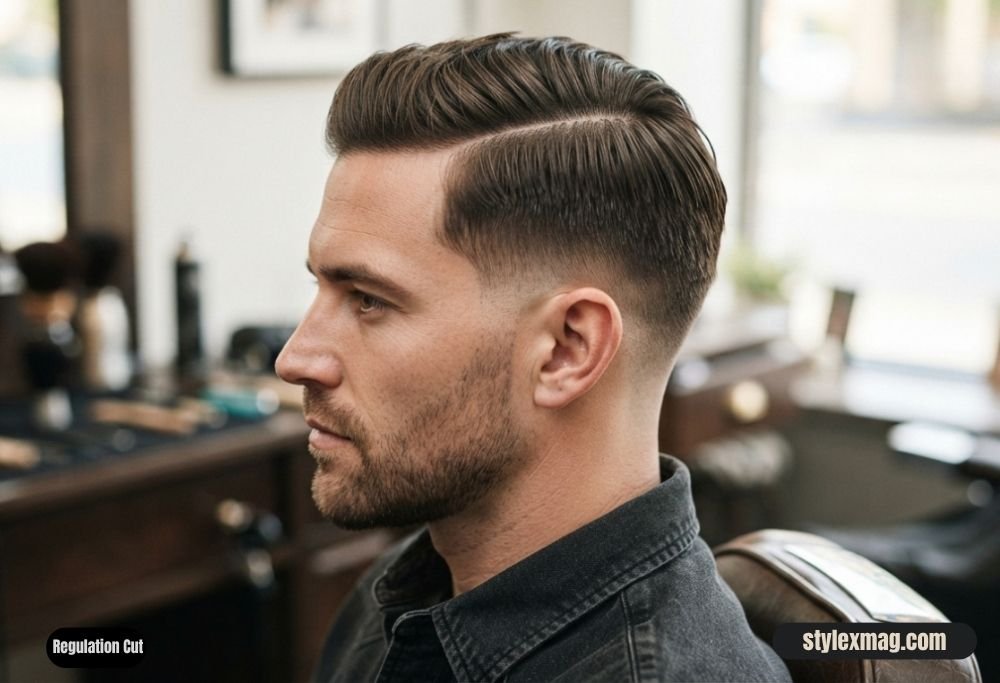 Haircuts for Receding Hairline Men 35 Styles for a Fuller Look 35 Regulation Cut