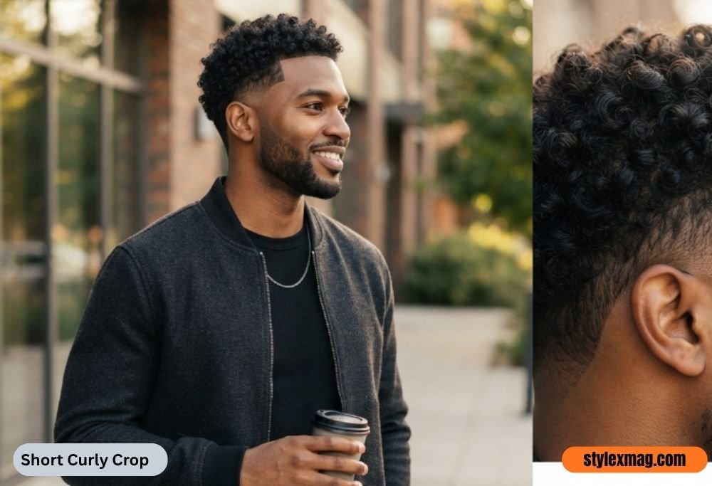 27 Best Haircuts for Balding Men to Look Fuller in 2026 24 Short Curly Crop