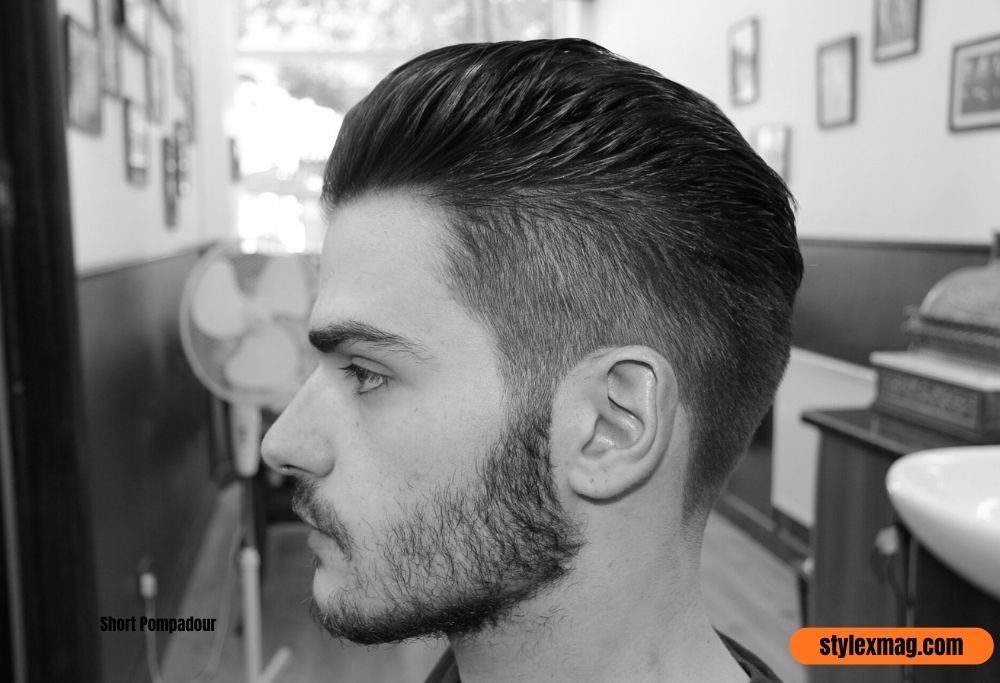 25 Best Thin Straight Hair Haircuts For Men to Add Volume in 2026 15 Short Pompadour