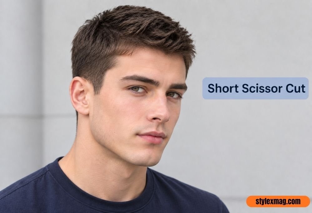 27 Best Haircuts for Balding Men to Look Fuller in 2026 16 Short Scissor Cut