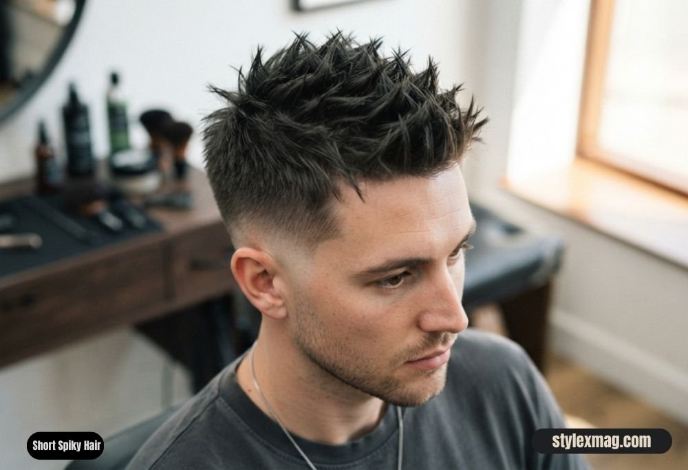 Haircuts for Receding Hairline Men 35 Styles for a Fuller Look 30 Short Spiky Hair