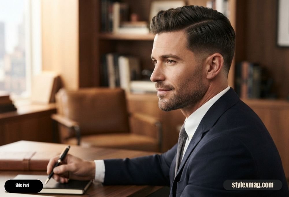 30 Best Square Face Shape Haircuts for Men: Stylish 2026 Looks 10 Side Part