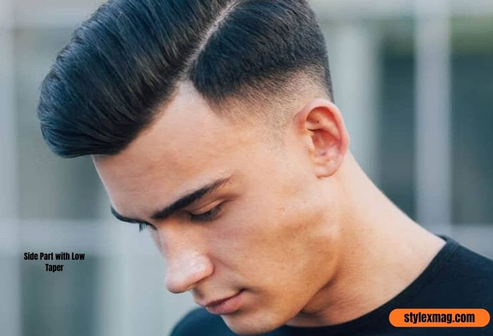 25 Best Thin Straight Hair Haircuts For Men to Add Volume in 2026 8 Side Part with Low Taper