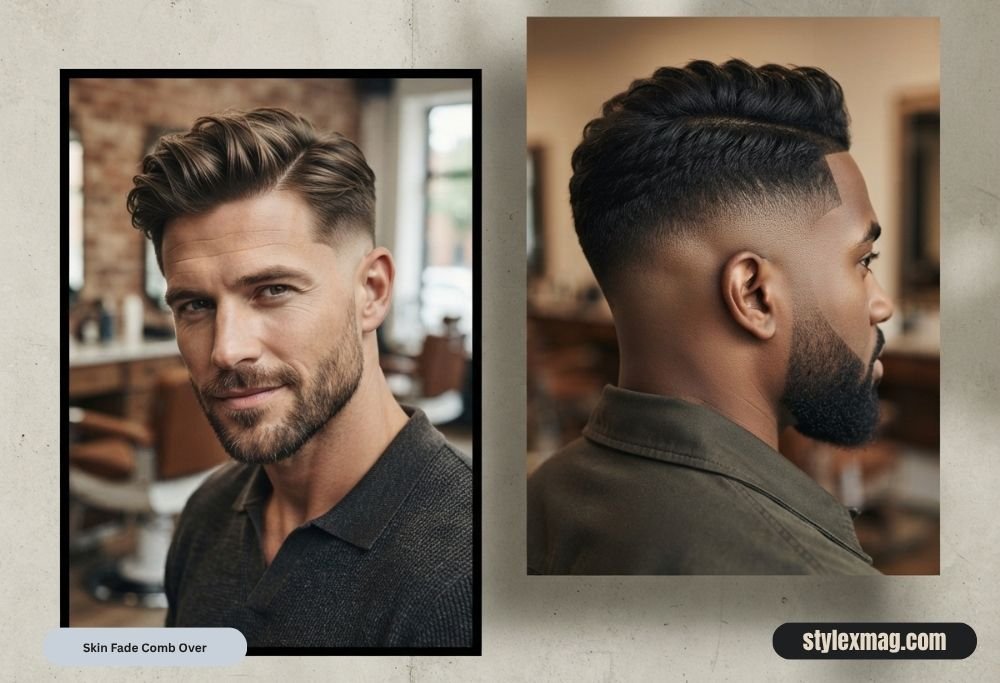 Comb Over Fade Haircut: 31 Stylish Styles for Men in 2026 5 Skin Fade Comb Over