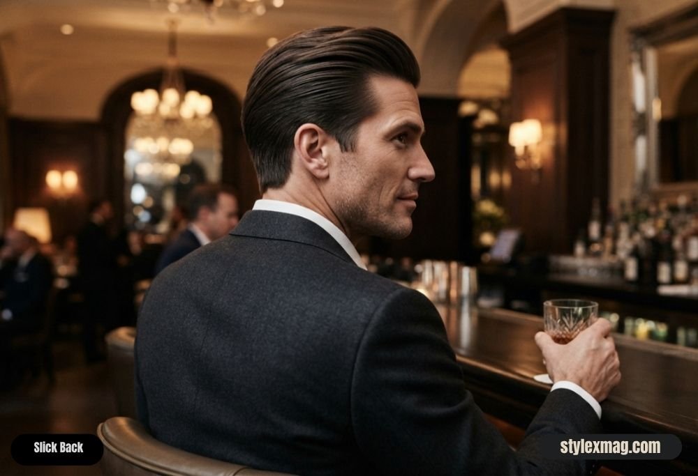 30 Best Square Face Shape Haircuts for Men: Stylish 2026 Looks 18 Slick Back