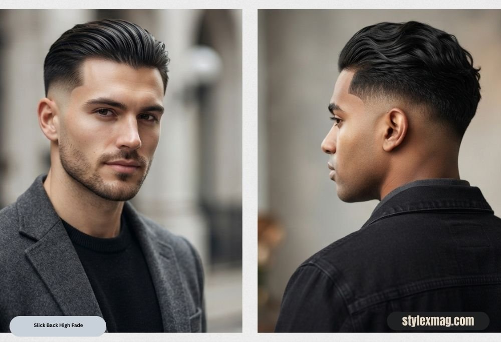 Slick Back High Fade