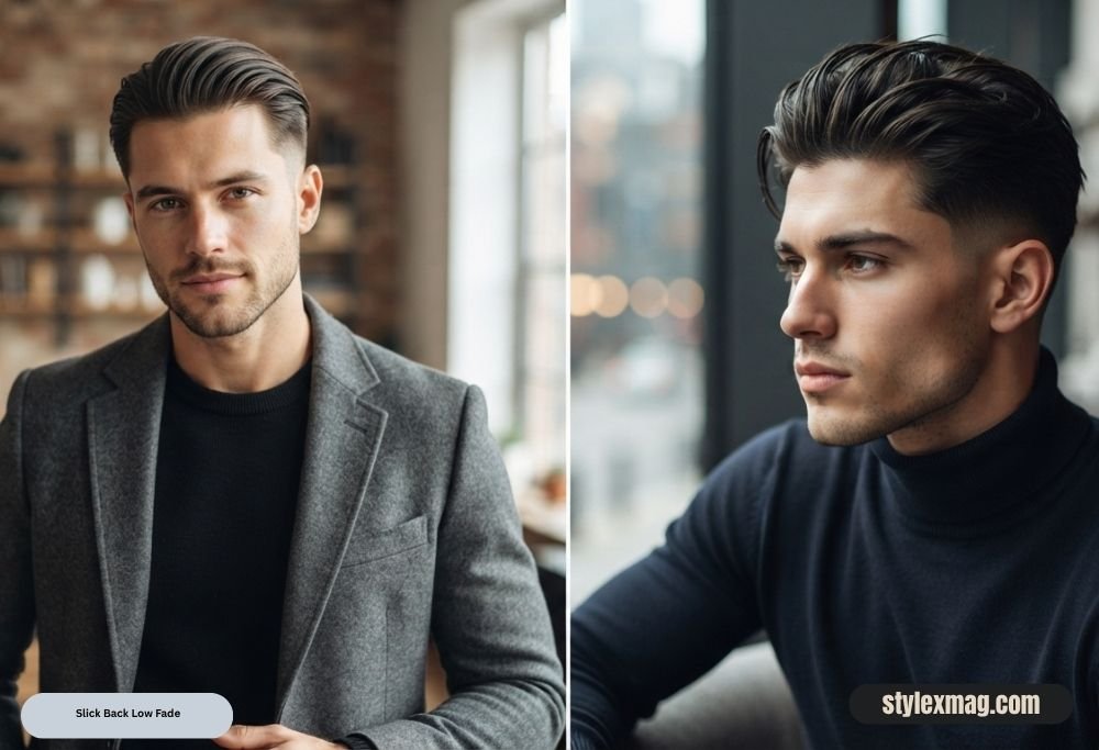 Slick Back Low Fade