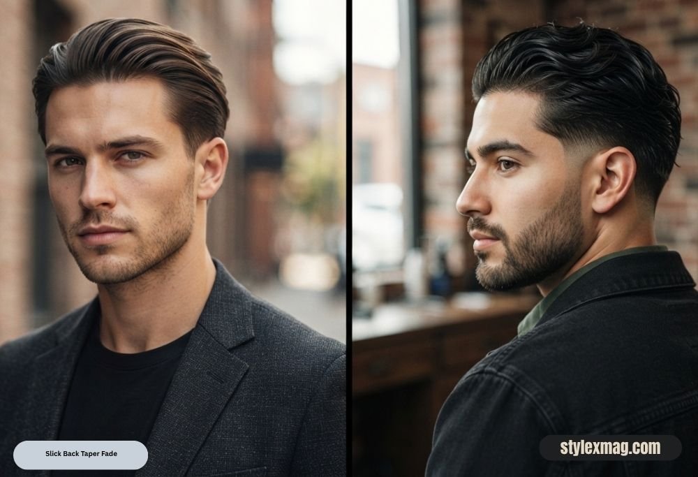 Slick Back Taper Fade