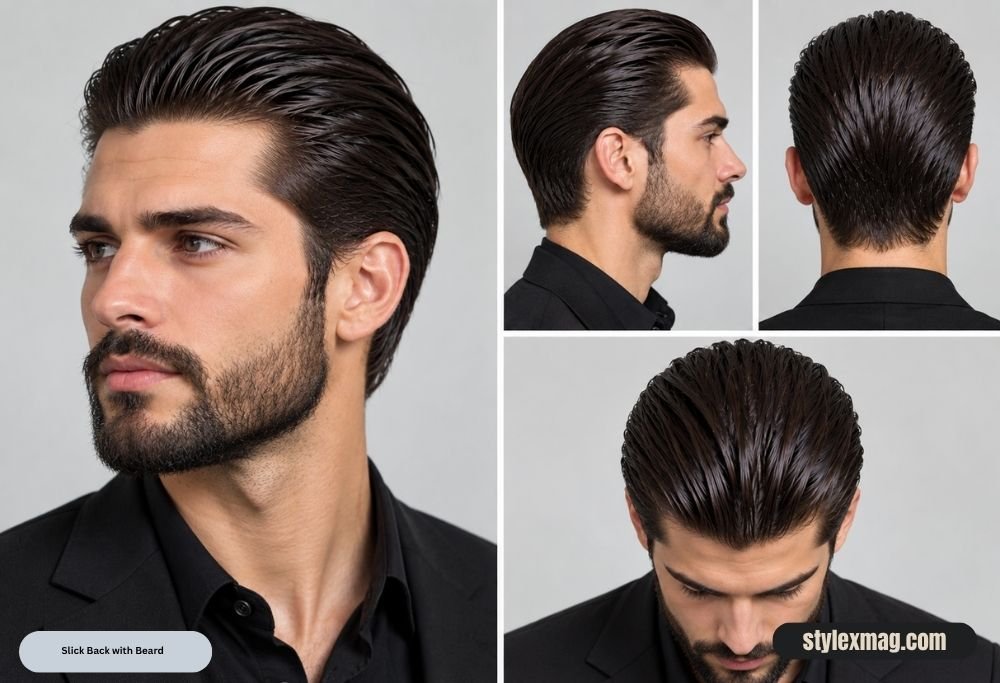 Slick Back with Beard