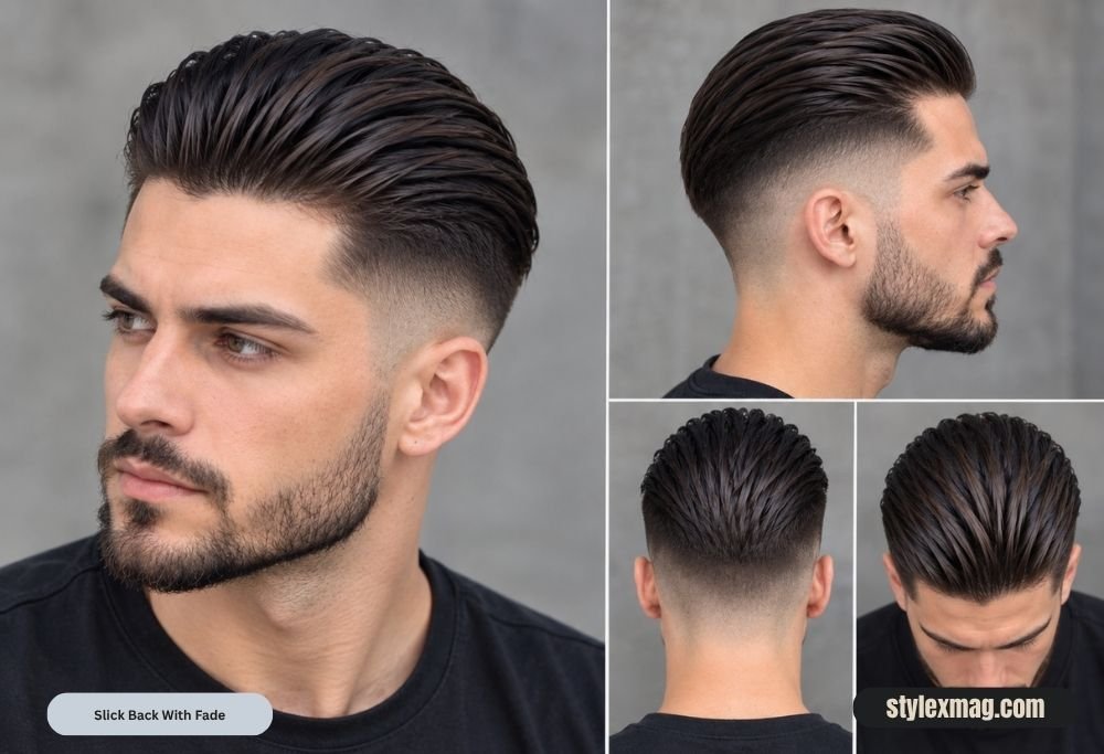 How To Style Slick Back Haircut: Easy Steps for a Perfect Look 5 Slick Back With Fade