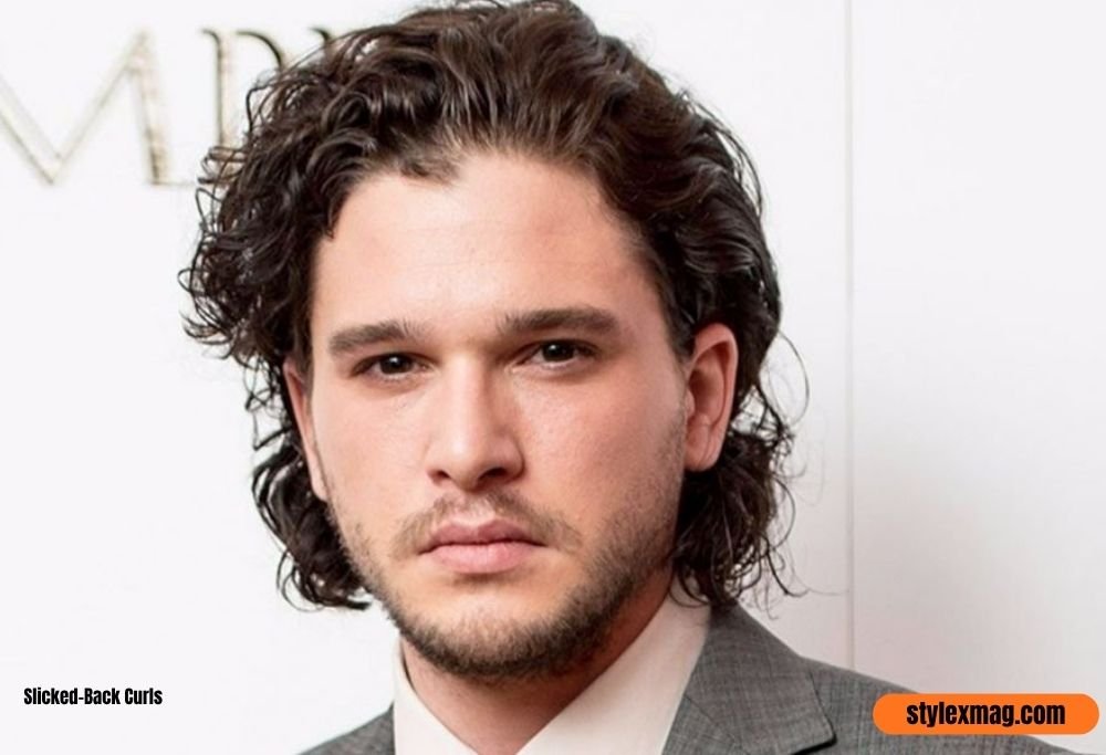 Slicked-Back Curls