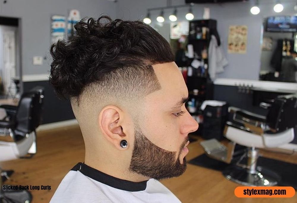 19 Best Long Curly Hairstyles for Men to Try in 2026 15 Slicked-Back Long Curls