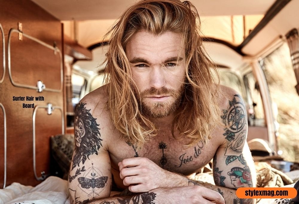 30 Best Surfer Haircut Men Styles for a Cool Beach Look in 2026 19 Surfer Hair with Beard
