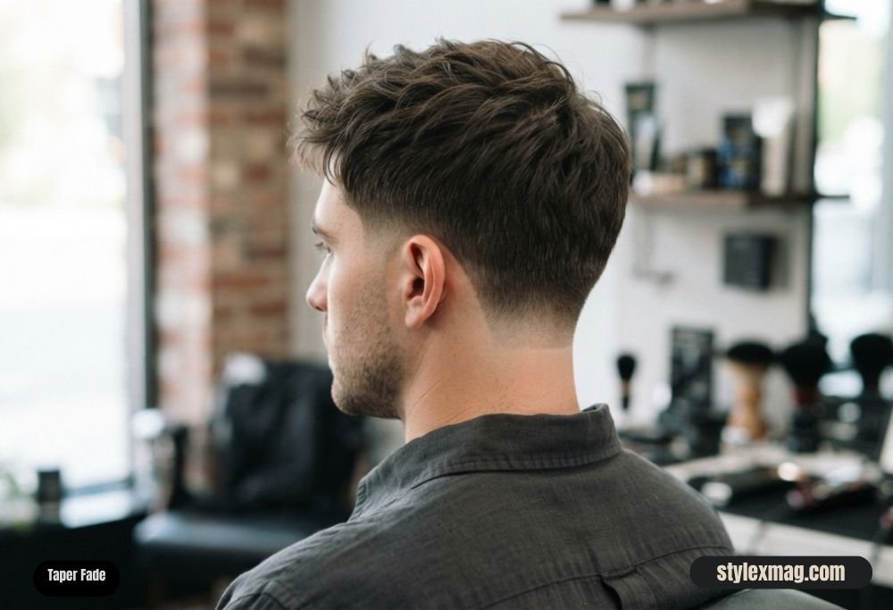 Haircuts for Receding Hairline Men 35 Styles for a Fuller Look 16 Taper Fade