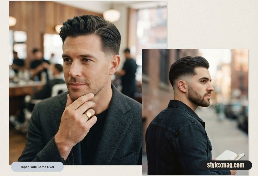 Comb Over Fade Haircut: 31 Stylish Styles for Men in 2026 6 Taper Fade Comb Over