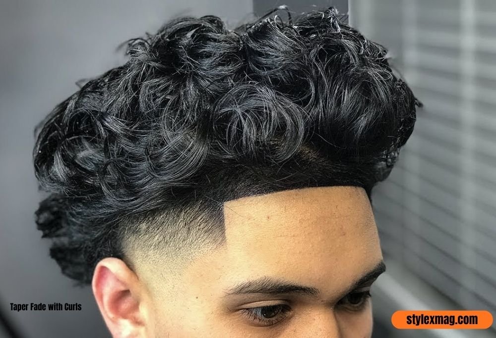 Taper Fade with Curls