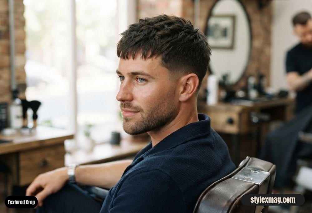 25 Oval Face Shape Haircuts for Men: Stylish Cuts for 2026 2 Textured Crop