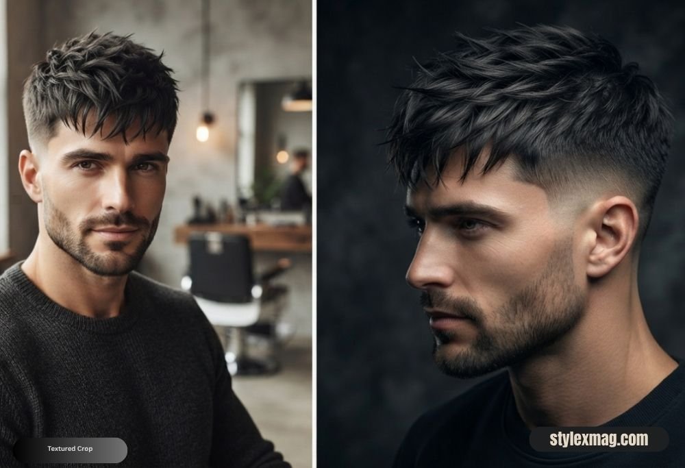 Heart Face Shape Hairstyles for Men 30 Best Styles for 2026 3 Textured Crop