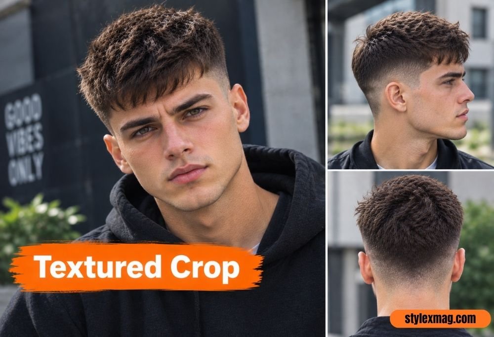 27 Best Haircuts for Balding Men to Look Fuller in 2026 10 Textured Crop