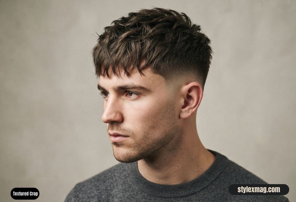 Haircuts for Receding Hairline Men 35 Styles for a Fuller Look 13 Textured Crop