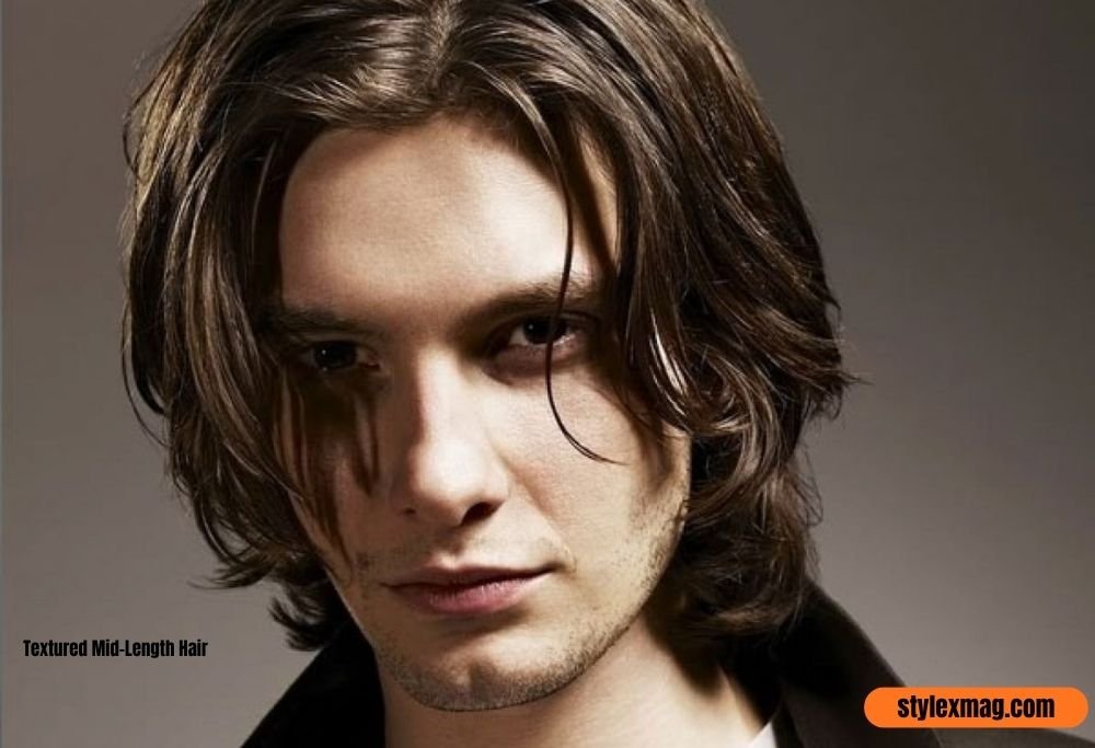 Textured Mid-Length Hair
