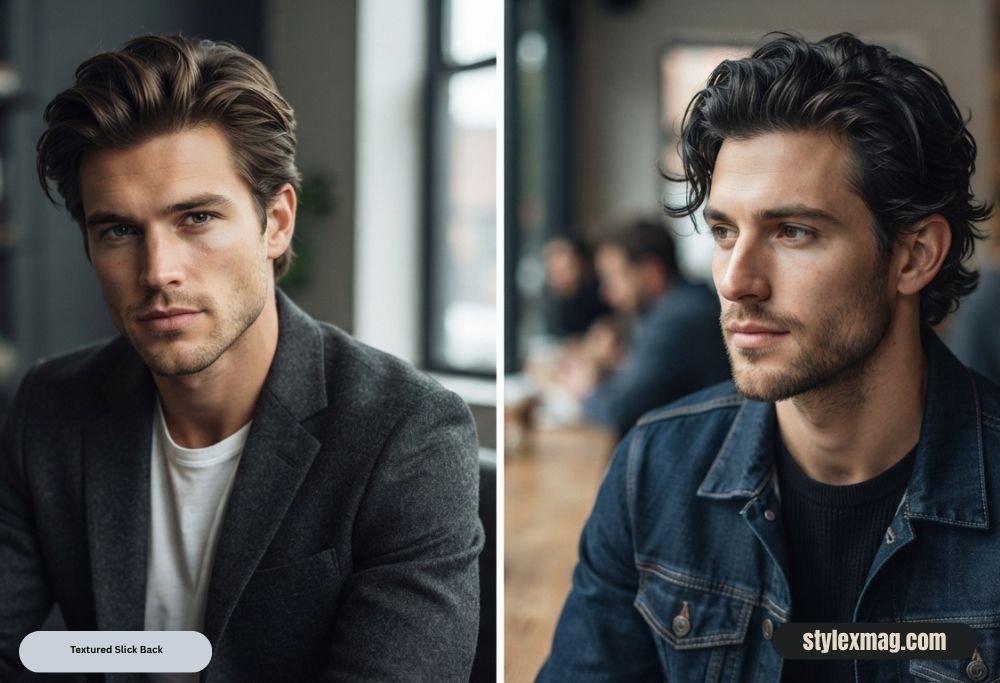 Textured Slick Back