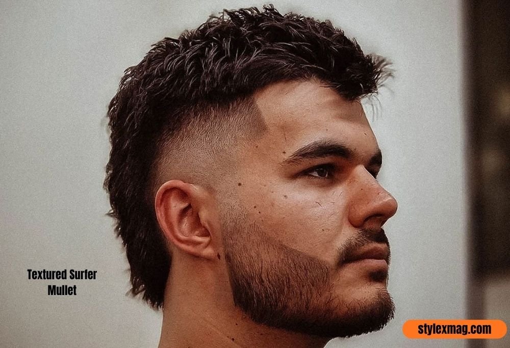 30 Best Surfer Haircut Men Styles for a Cool Beach Look in 2026 17 Textured Surfer Mullet