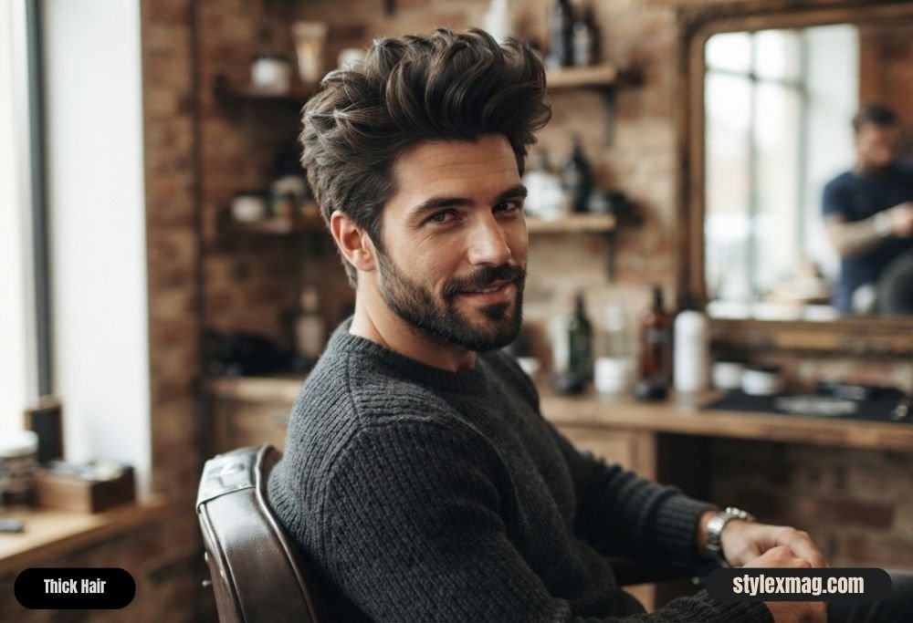 25 Oval Face Shape Haircuts for Men: Stylish Cuts for 2026 22 Thick Hair