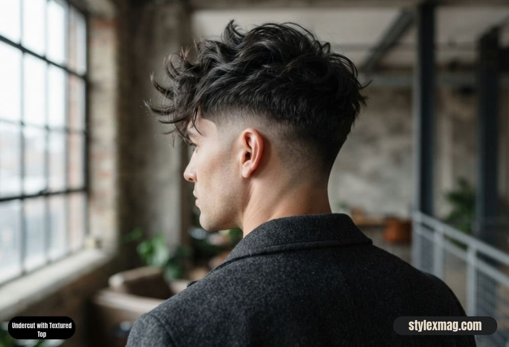 30 Best Square Face Shape Haircuts for Men: Stylish 2026 Looks 14 Undercut with Textured Top