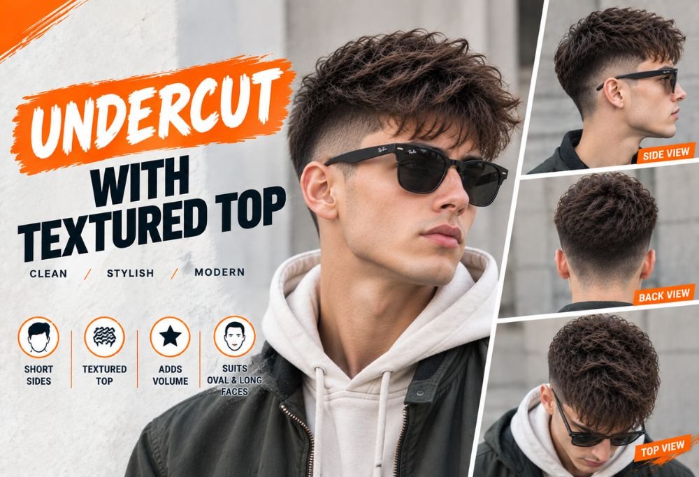 Undercut with Textured Top