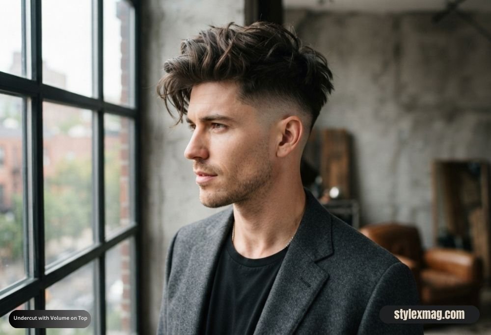 Triangle Face Shape Hairstyles For Men: 30 Best Styles for 2026 15 Undercut with Volume on Top