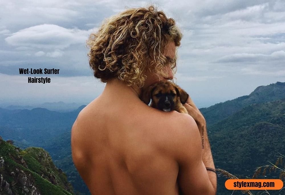 30 Best Surfer Haircut Men Styles for a Cool Beach Look in 2026 14 Wet-Look Surfer Hairstyle