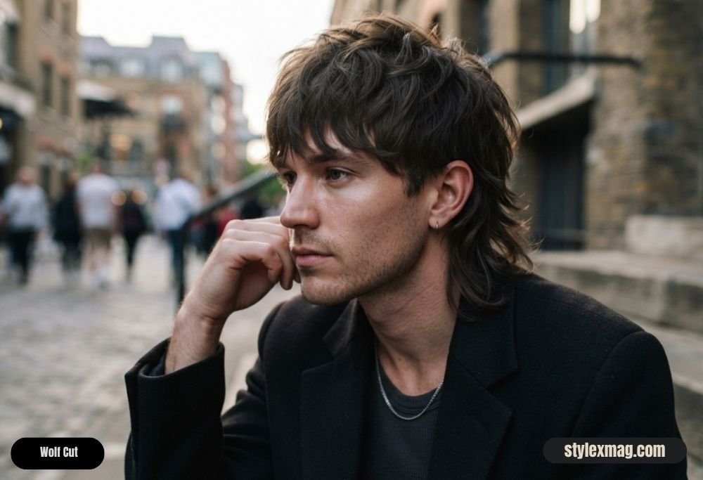 30 Best Square Face Shape Haircuts for Men: Stylish 2026 Looks 23 Wolf Cut