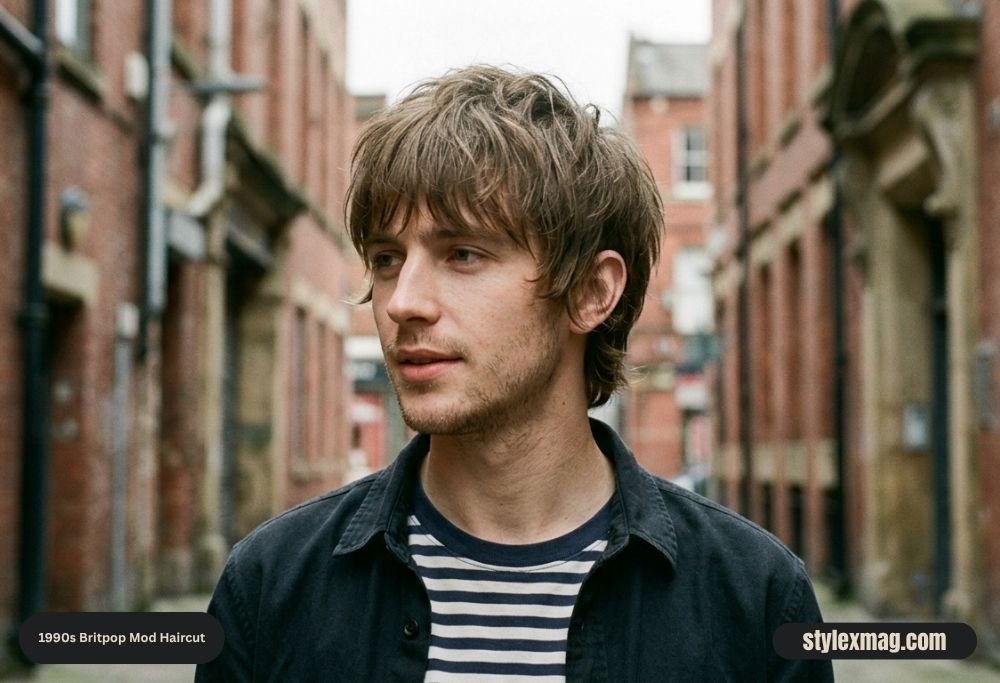 45 Best Mod Haircuts for Men in 2026: Modern Styles for Every Hair Type 3 1990s Britpop Mod Haircut