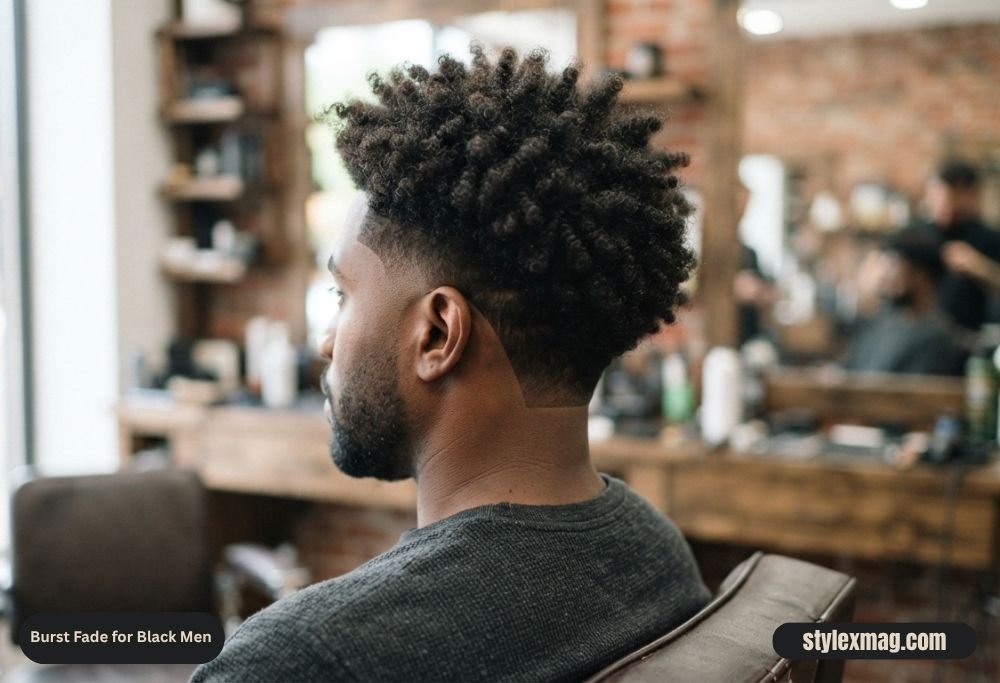 Burst Fade for Black Men