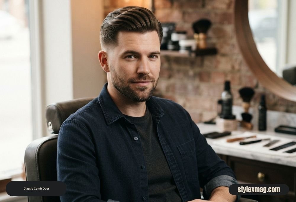 Comb Over Haircut: 45 Best Styles, Tips & Styling Guide 2 Classic Comb Over