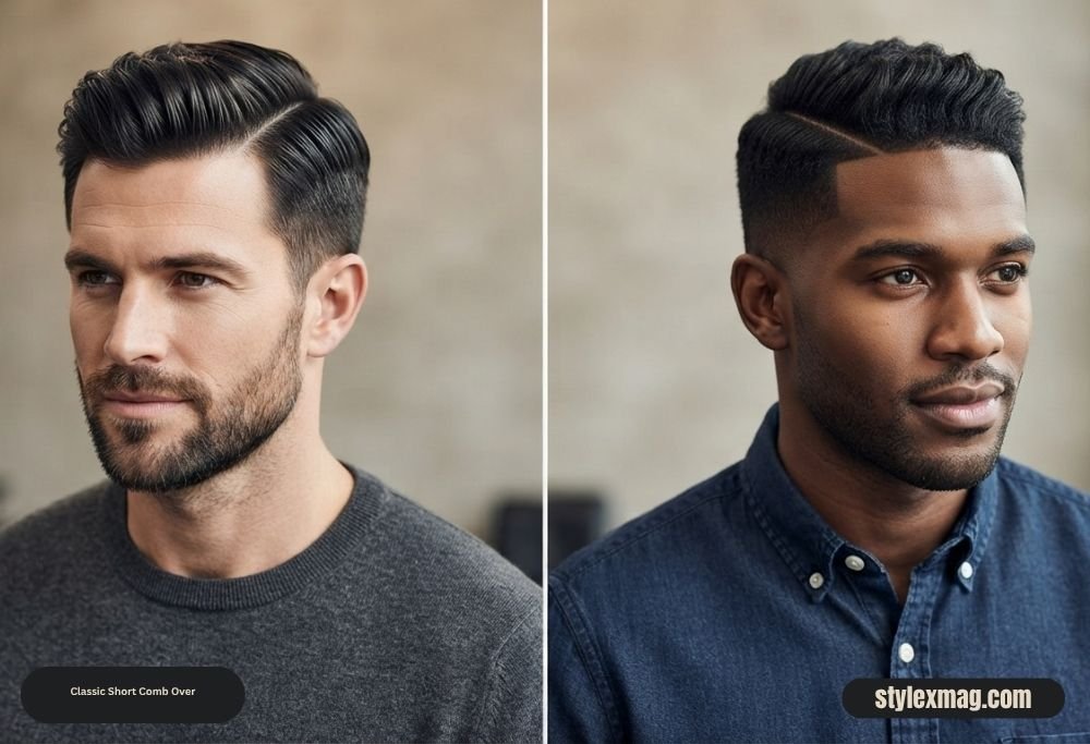 Classic Comb Over Haircut: 35 Timeless Styles for Men in 2026 5 Classic Short Comb Over