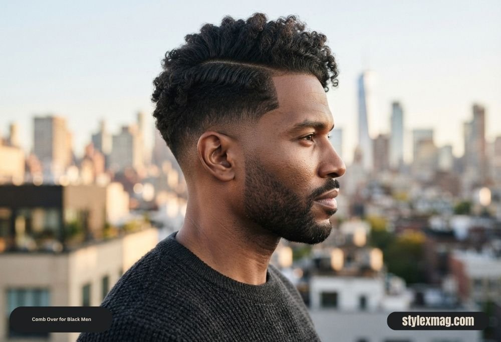 Comb Over Haircut: 45 Best Styles, Tips & Styling Guide 32 Comb Over for Black Men