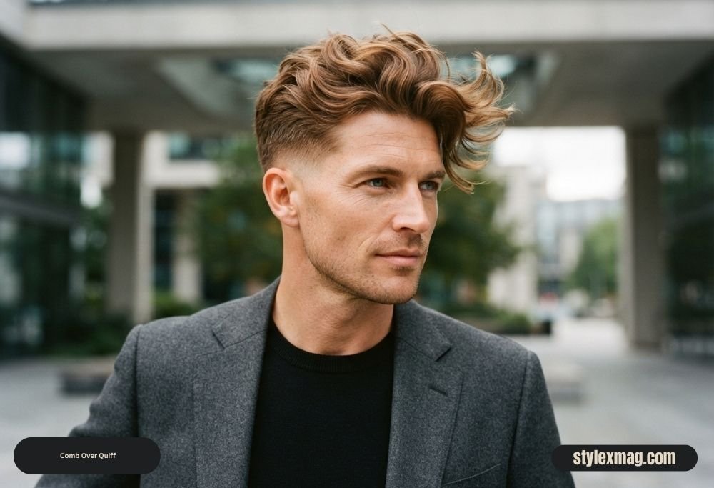Comb Over Haircut: 45 Best Styles, Tips & Styling Guide 24 Comb Over Quiff