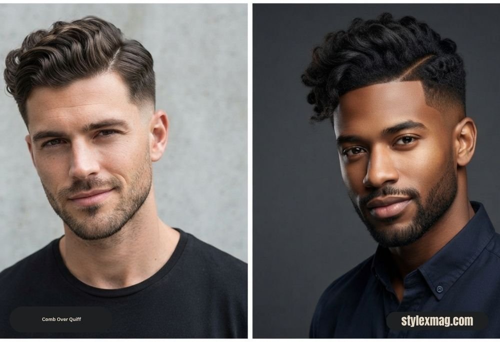 Classic Comb Over Haircut: 35 Timeless Styles for Men in 2026 26 Comb Over Quiff