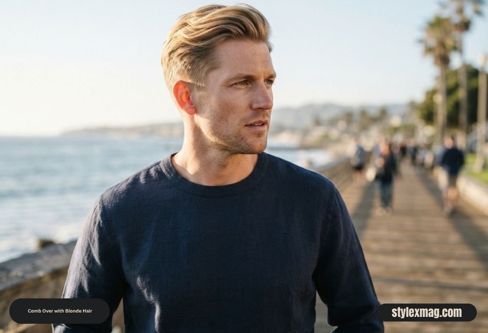 Comb Over Haircut: 45 Best Styles, Tips & Styling Guide 35 Comb Over with Blonde Hair
