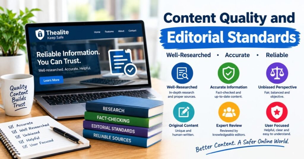 Thealite Keep Safe Review: 7 Honest Facts You Should Know 3 Content Quality and Editorial Standards