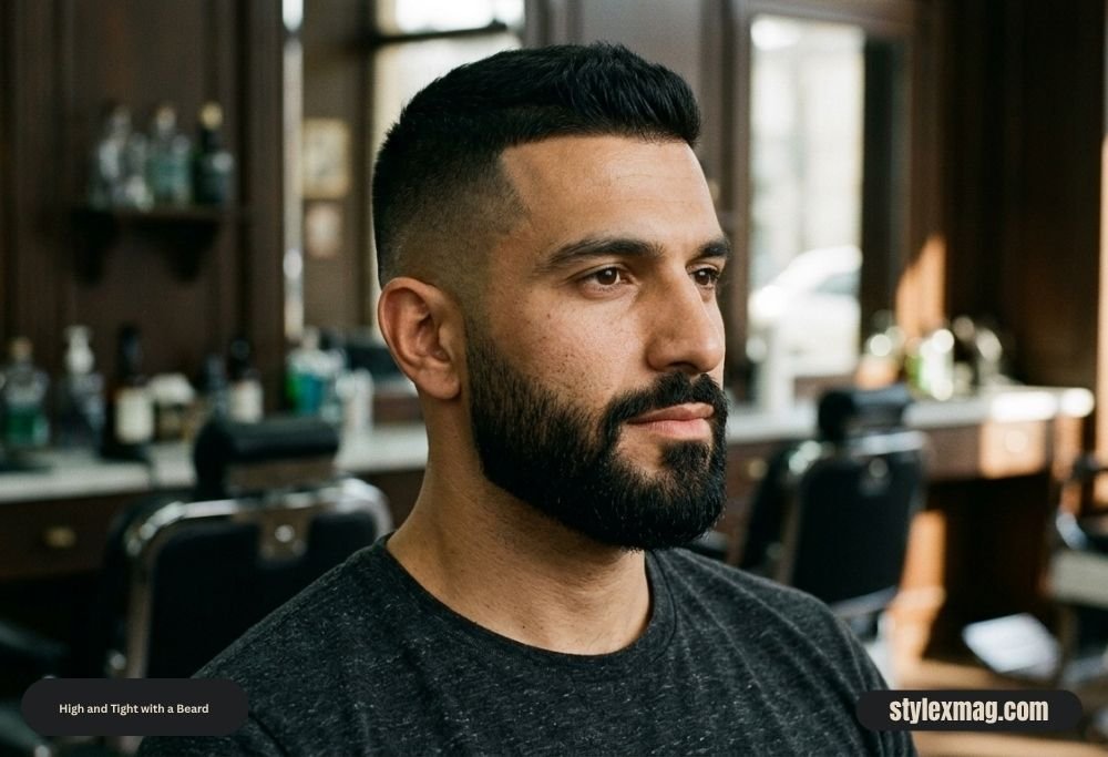 55 Best High and Tight Haircuts for Men in 2026 37 High and Tight with a Beard