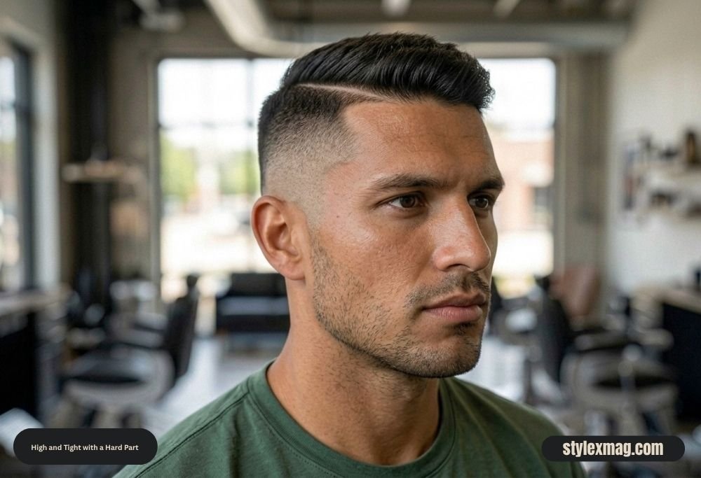 55 Best High and Tight Haircuts for Men in 2026 24 High and Tight with a Hard Part