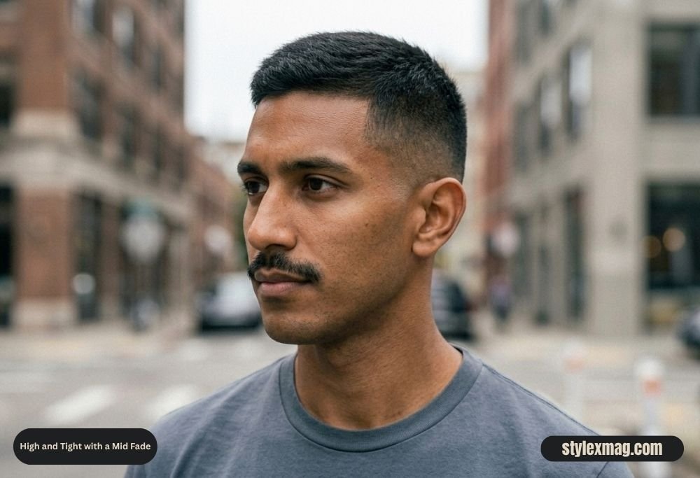 55 Best High and Tight Haircuts for Men in 2026 11 High and Tight with a Mid Fade