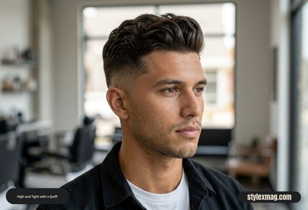 55 Best High and Tight Haircuts for Men in 2026 19 High and Tight with a Quiff