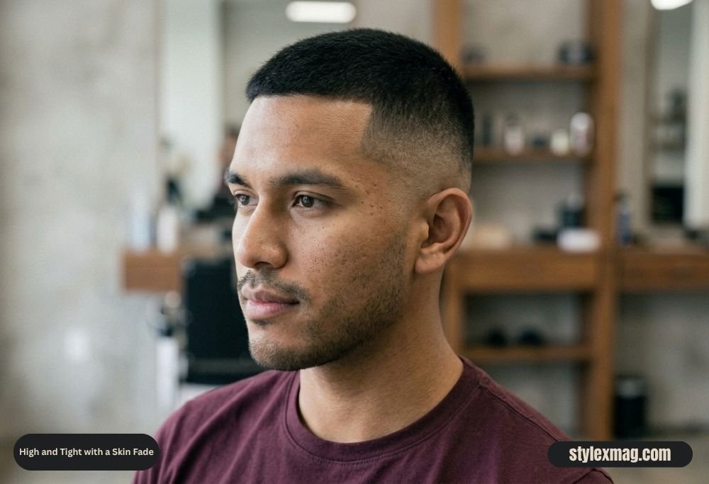 55 Best High and Tight Haircuts for Men in 2026 9 High and Tight with a Skin Fade